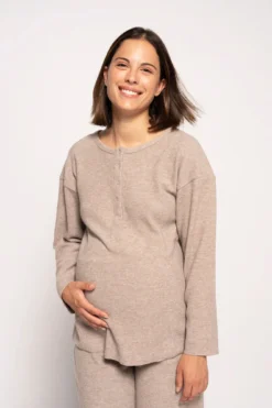 Women'secret Pantalón Ancho Premamá Comfy