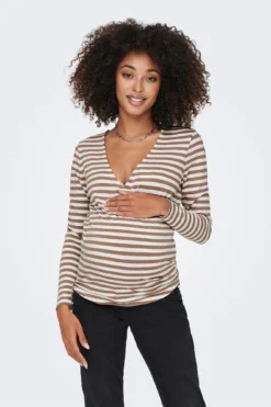 Women'secret Top A Rayas Maternity