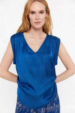 Women'secret Blusa Satinada Sostenible