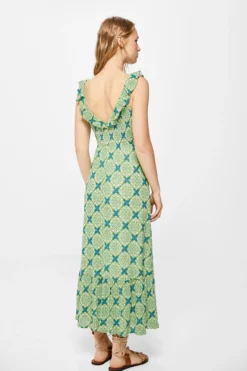 Women'secret Vestido Midi Estampado Nido De Abeja 10 Women'secret Vestido Midi Estampado Nido De Abeja -Women'secret Soldes Magasin P 895611223D3