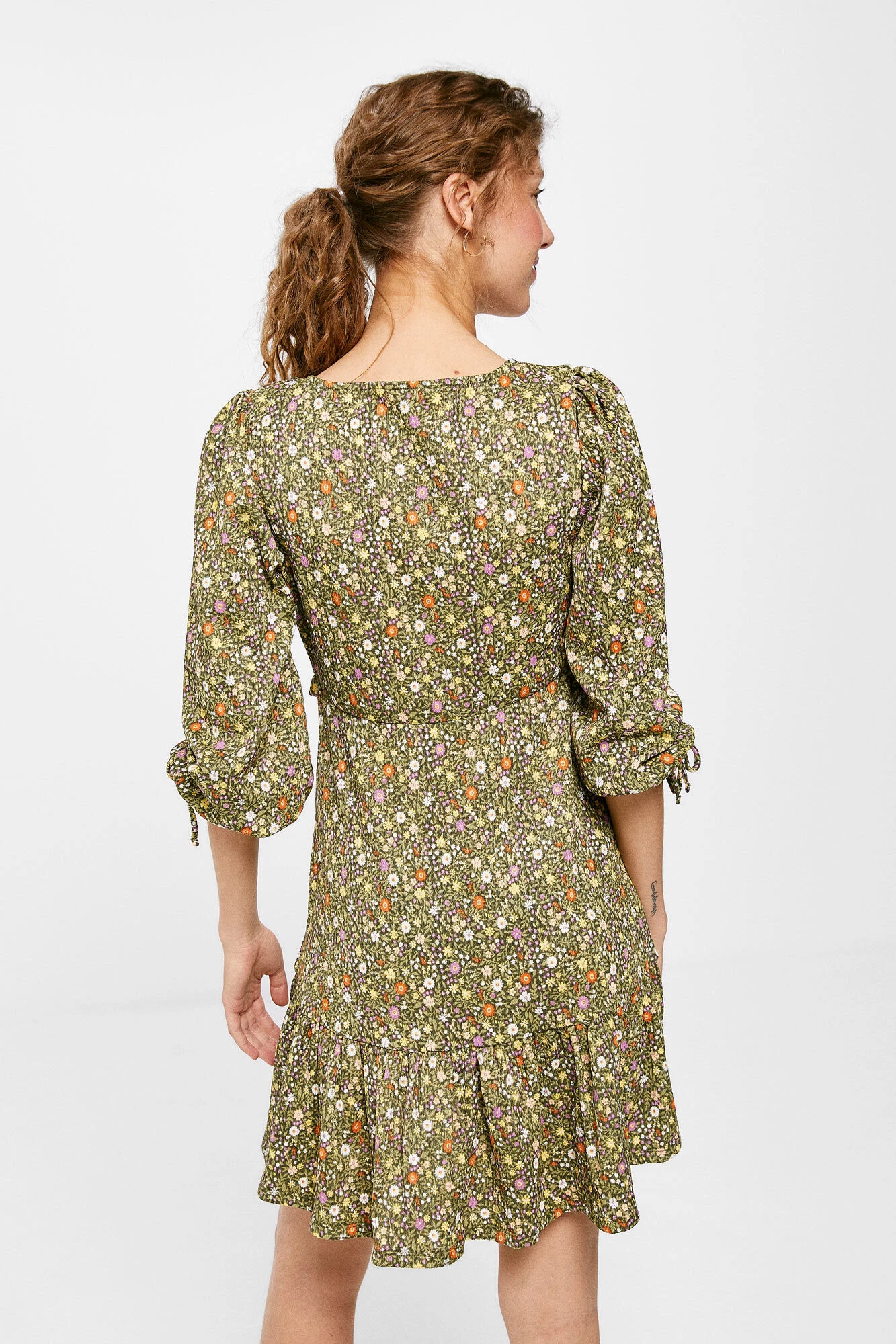 Women'secret Vestido Corto Estampado Volantes 5 Women'secret Vestido Corto Estampado Volantes – Image 5