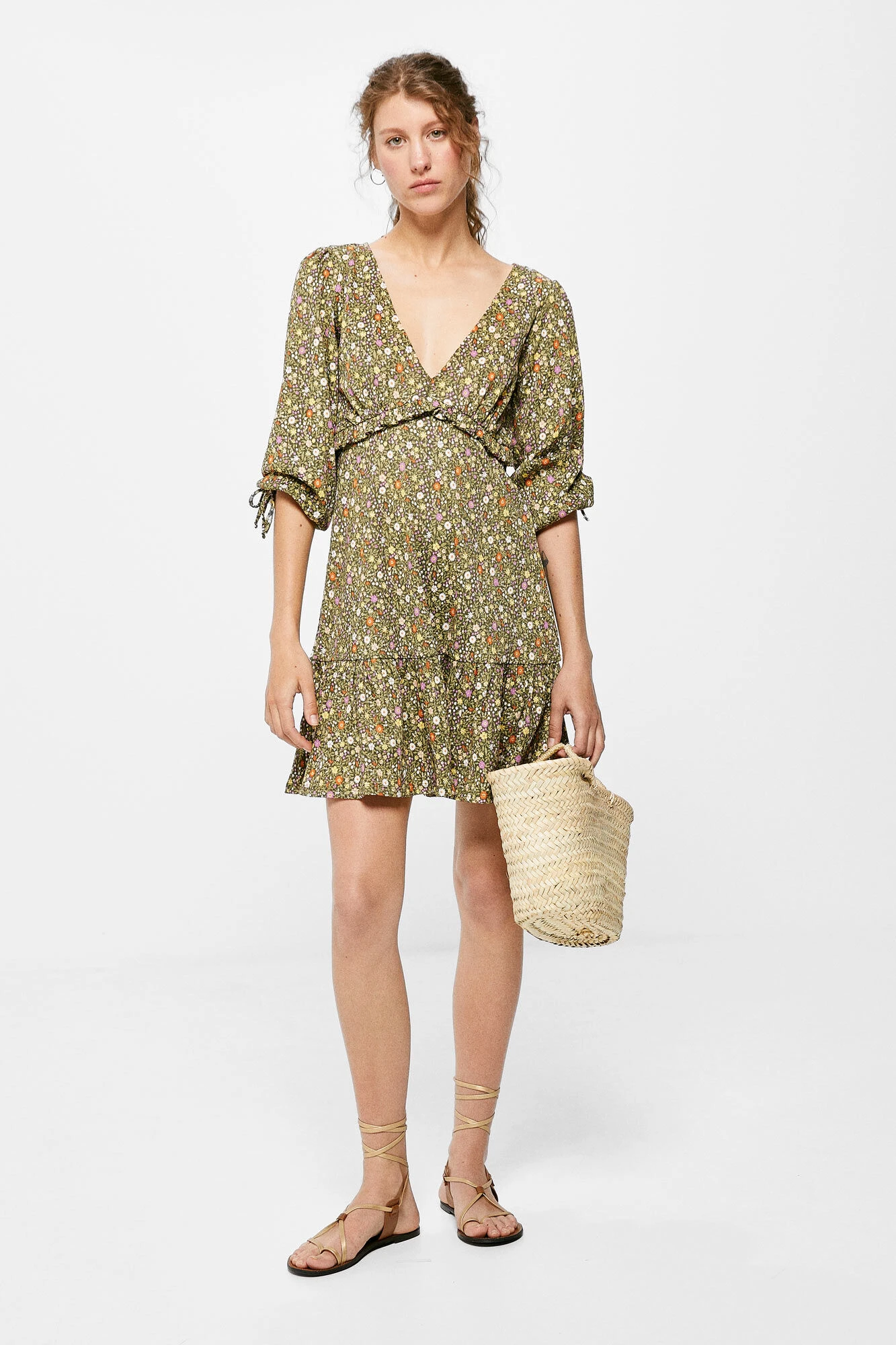 Women'secret Vestido Corto Estampado Volantes 1 Women'secret Vestido Corto Estampado Volantes