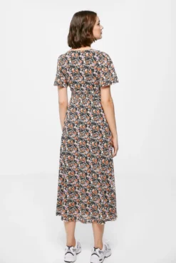 Women'secret Vestido Midi Manga Vuelo -Women'secret Soldes Magasin P 895612501D3