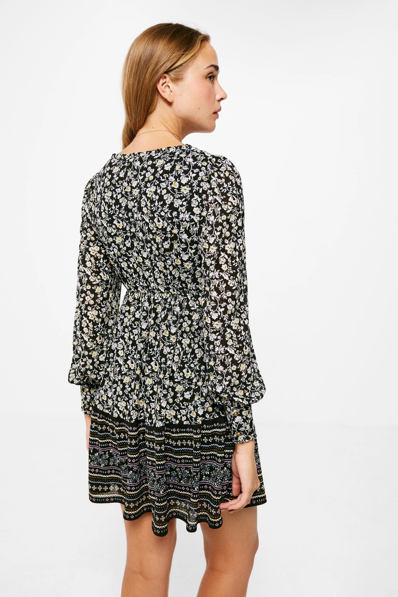 Women'secret Vestido Corto Flores Cenefas 5 Women'secret Vestido Corto Flores Cenefas – Image 5