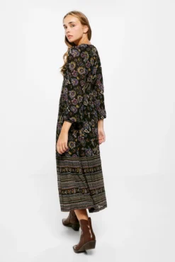 Women'secret Vestido Midi Cenefas -Women'secret Soldes Magasin P 895613401D2