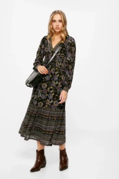 Women'secret Vestido Midi Cenefas