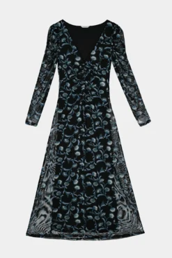 Women'secret Vestido Midi Gasa Estampado -Women'secret Soldes Magasin P 895616001D8