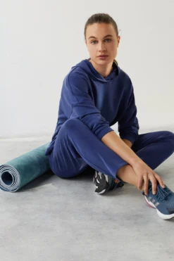 Women'secret Sudadera Capucha Azul Oscuro