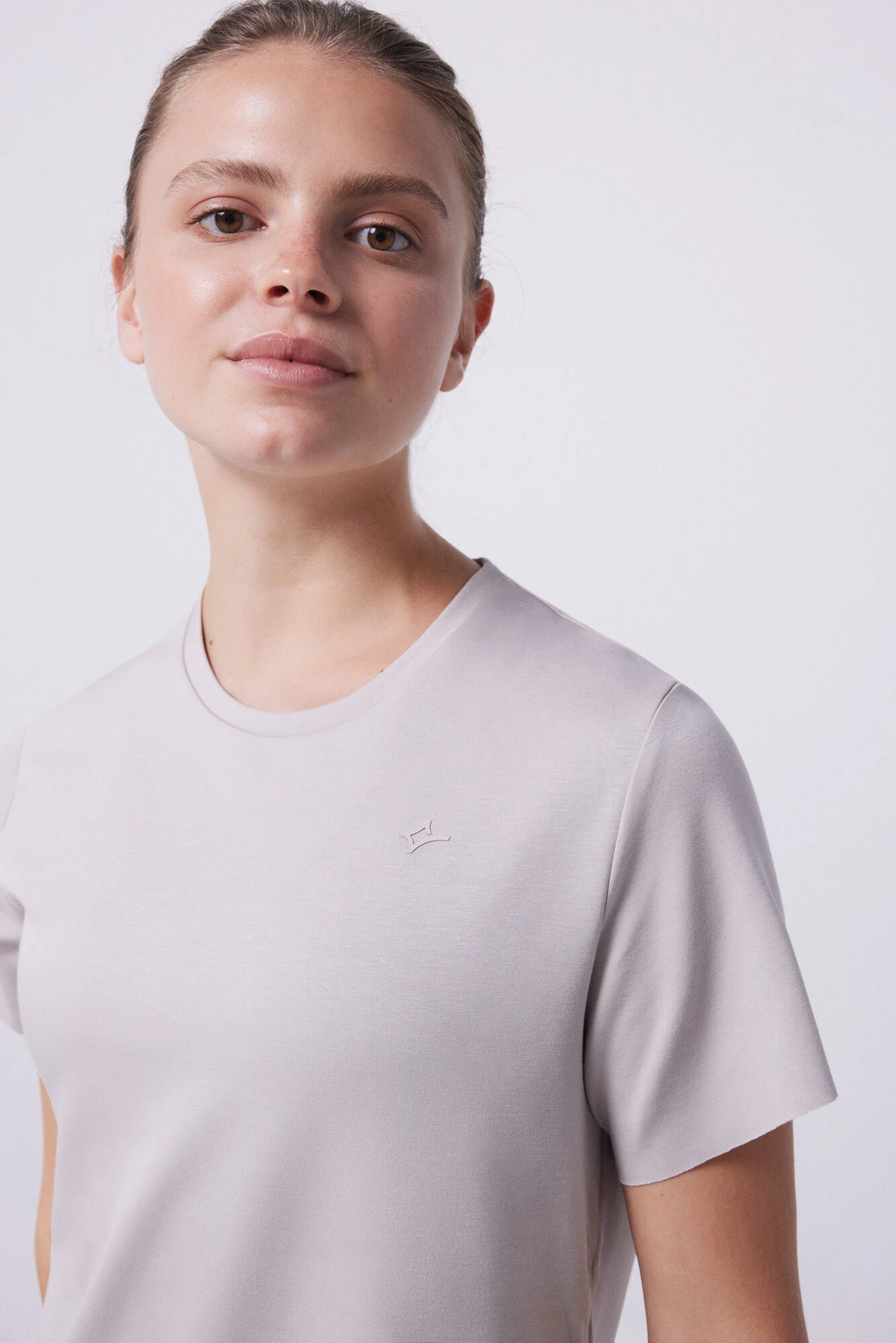 Women'secret Camiseta Beige Modal 4 Women'secret Camiseta Beige Modal – Image 4