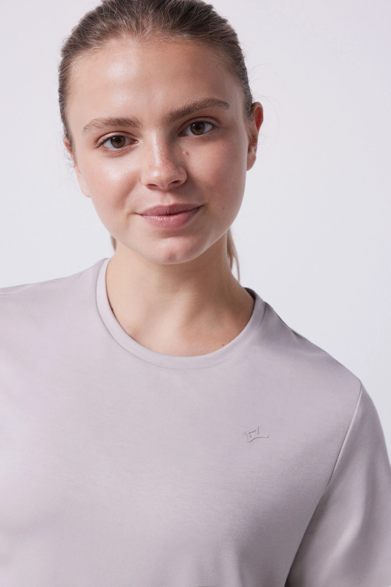 Women'secret Camiseta Beige Modal 2 Women'secret Camiseta Beige Modal – Image 2