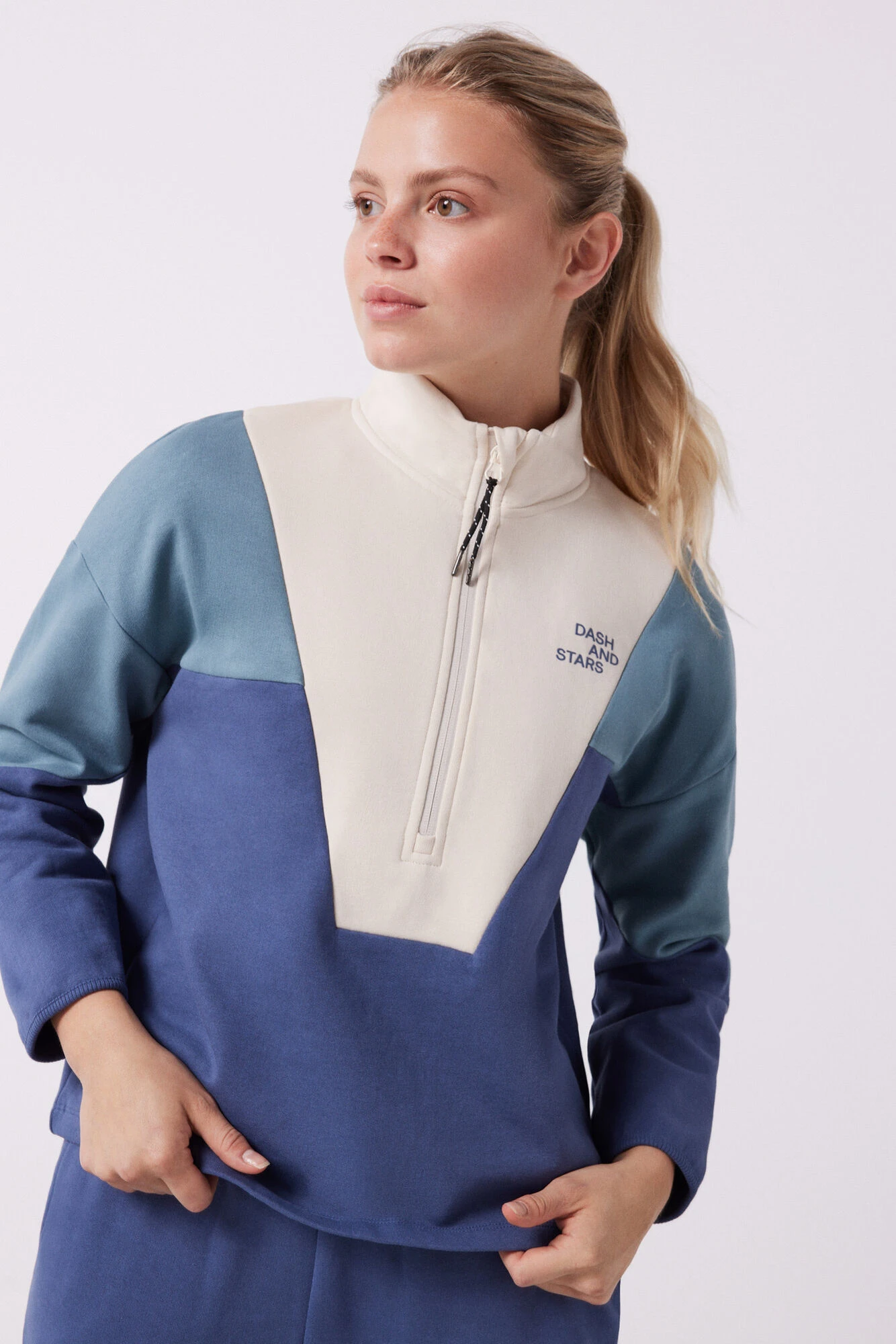 Women'secret Sudadera Cremallera Algodón Tricolor 3 Women'secret Sudadera Cremallera Algodón Tricolor – Image 3