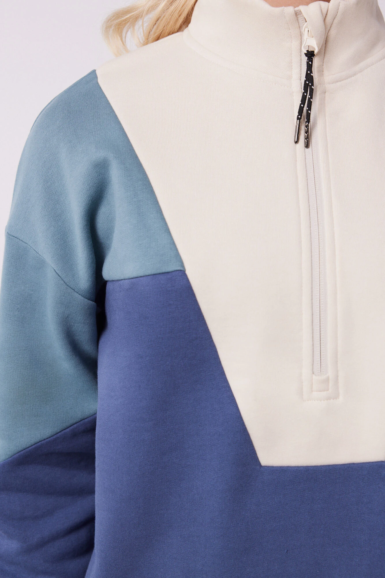 Women'secret Sudadera Cremallera Algodón Tricolor 2 Women'secret Sudadera Cremallera Algodón Tricolor – Image 2