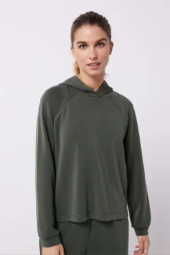 Women'secret Sudadera Capucha Tacto Suave Verde -Women'secret Soldes Magasin P 941603320D2